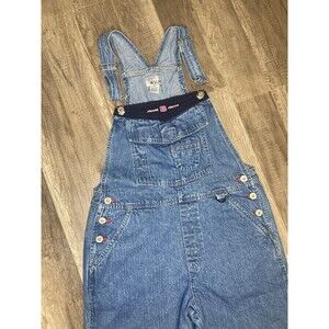 Vintage Overalls Women's S 90s Y2K BUM B.U.M. Equipment Blue Jean Denim Bib